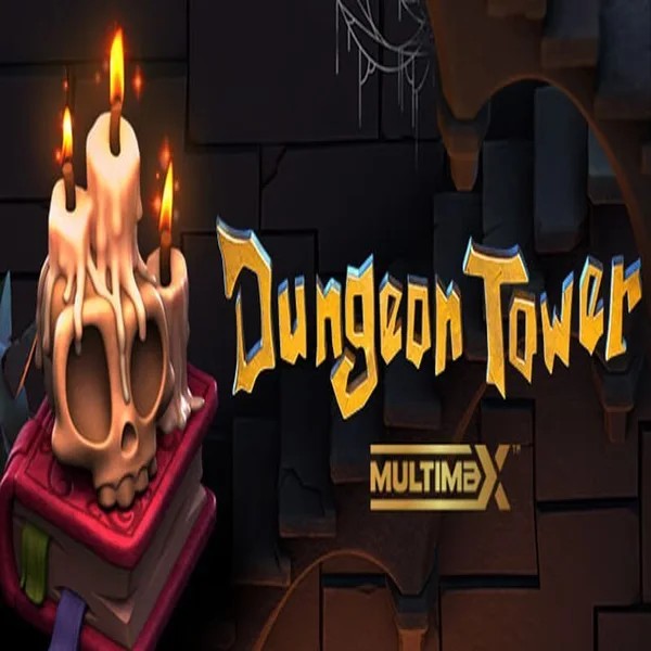Dungeon Tower slot logo by Peter & Sons at Spinational CasinoDungeon Tower